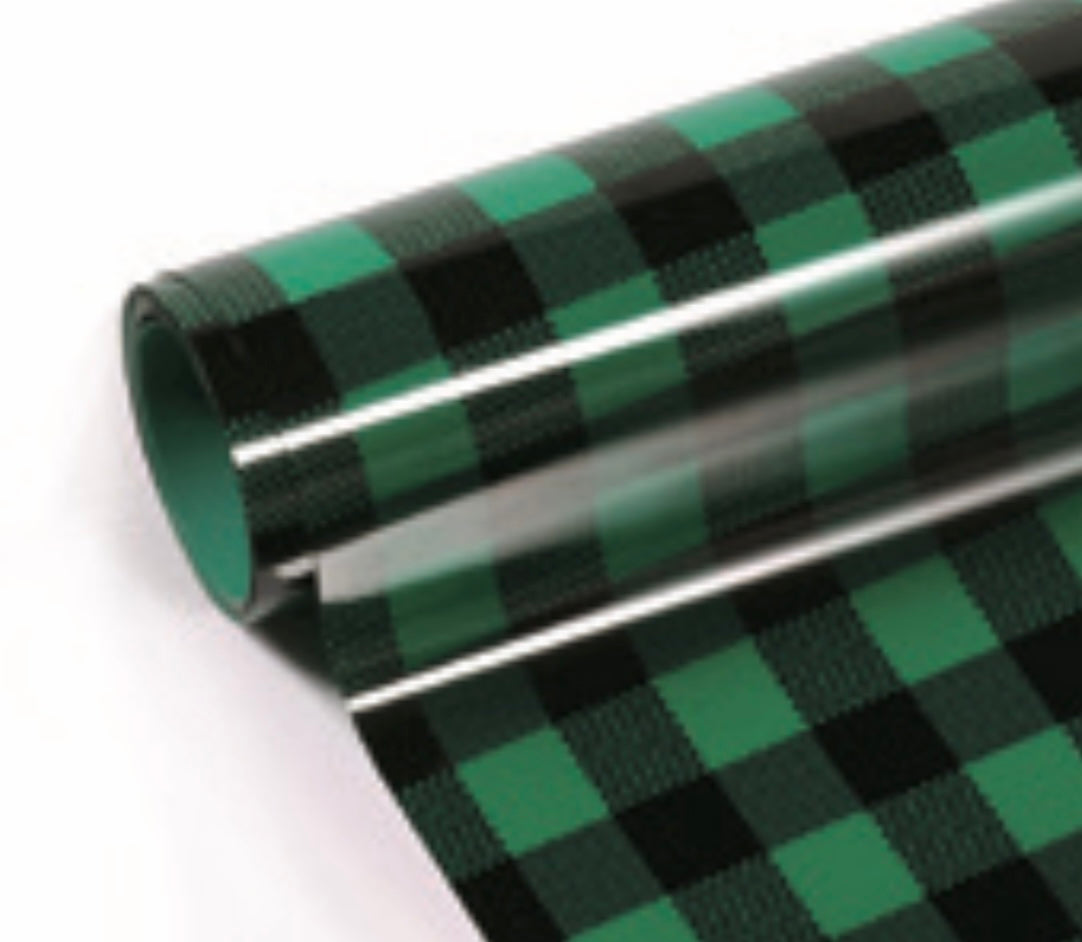 Silkyweed HTV - plaid pattern