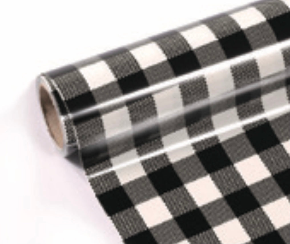 Silkyweed HTV - plaid pattern